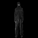 dotkom adjustable HOODIE BLACK FRONT FULL model images.webp