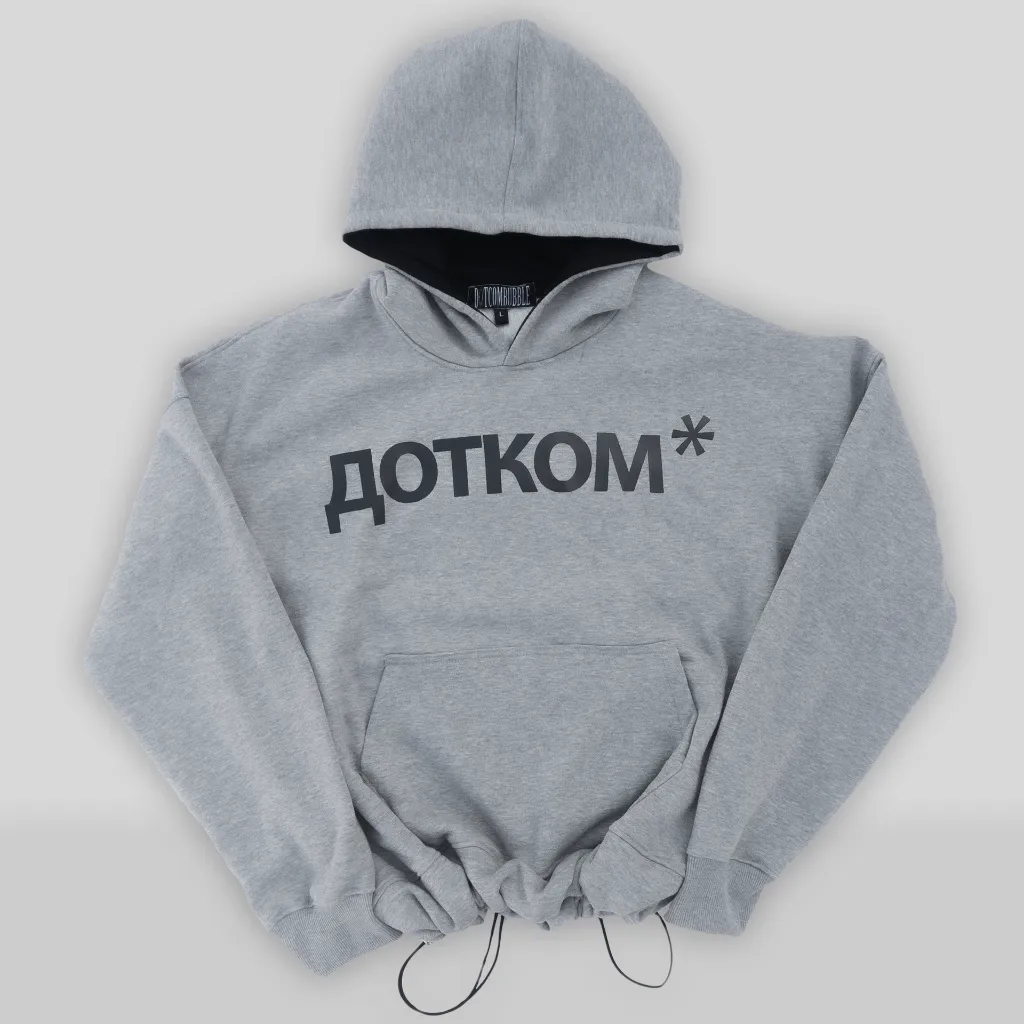dotkom HOODIE GRAY FRONT flatlay.webp
