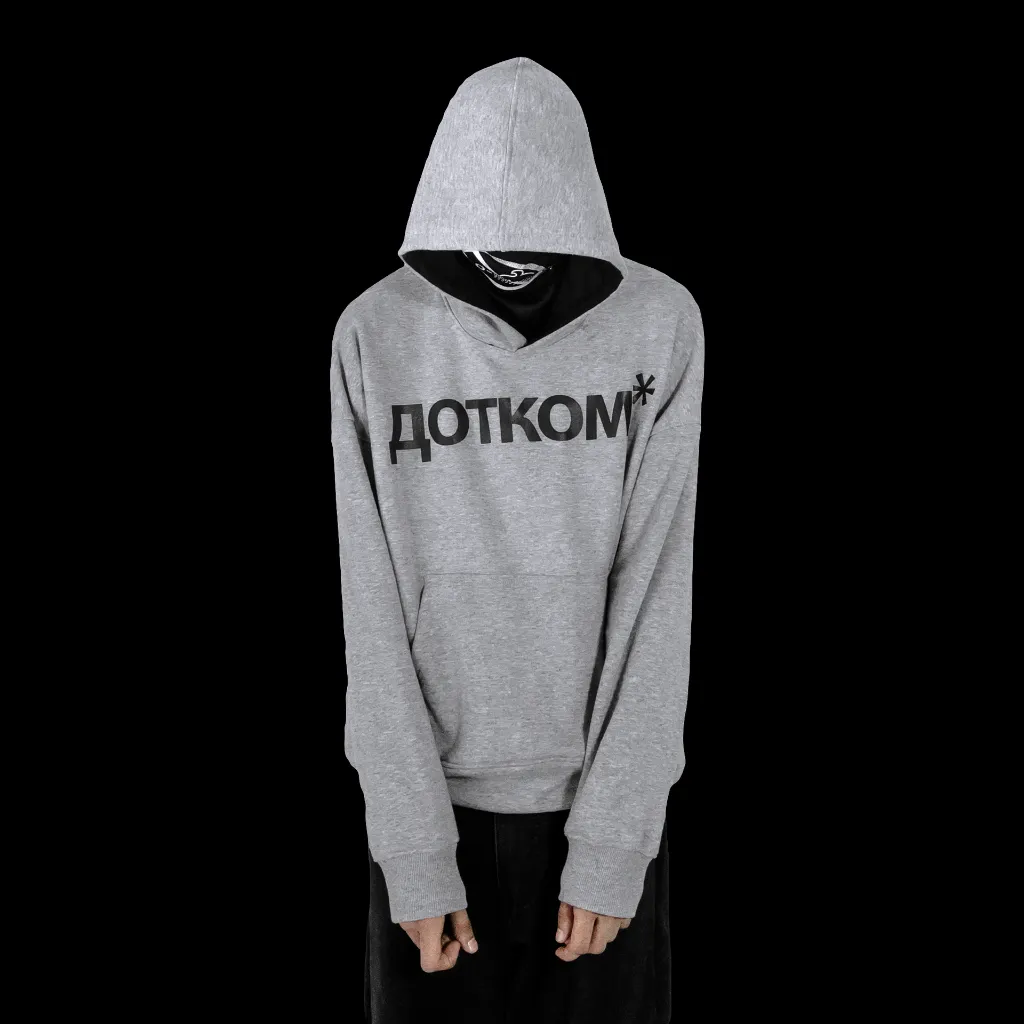 dotkom adjustable HOODIE GRAY CASUAL model images.webp