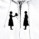 KOUPE TET ZIPUP HOODIE WHITE PRINT model images.webp